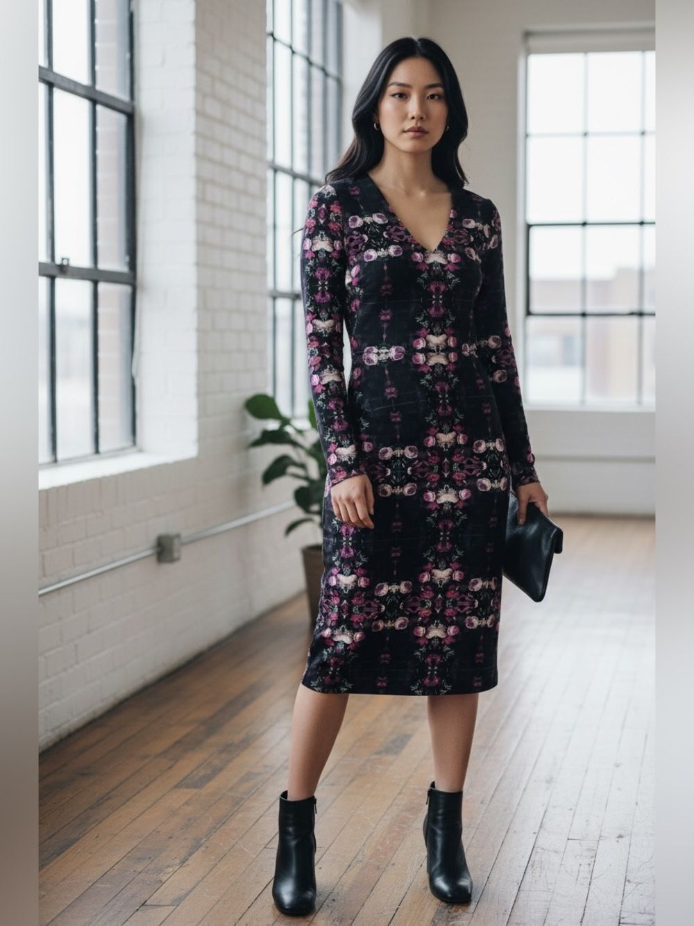 Black Halo Mindy Sheath Cocktail Dress Size 0